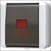 JUNG WG 800, 802 HW, Heizungs-Notschalter 10 AX 250 V, Aus 2-pol.