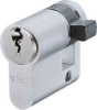 JUNG WG 800, 28, Profil-Zylinder für Schlüsselschalter mit 3 Schlüsseln, Schließung sortiert