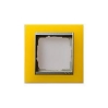 GIRA 021352 Event Rahmen, 3-fach, opak gelb für alu Einsätze