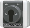 JUNG WG 806.18W Schlüsselschalter 1-polig Aus-/Wechsel, AP